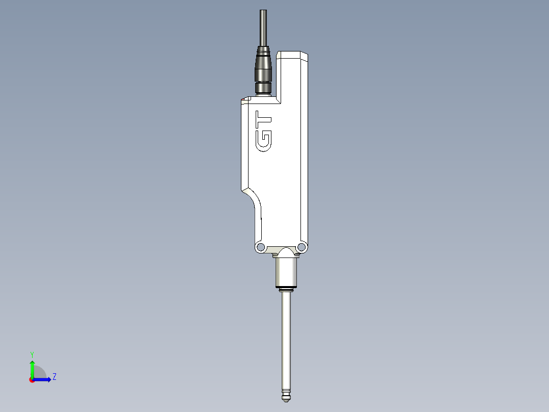 基恩士GT2-H32L_kc图纸模型左视图