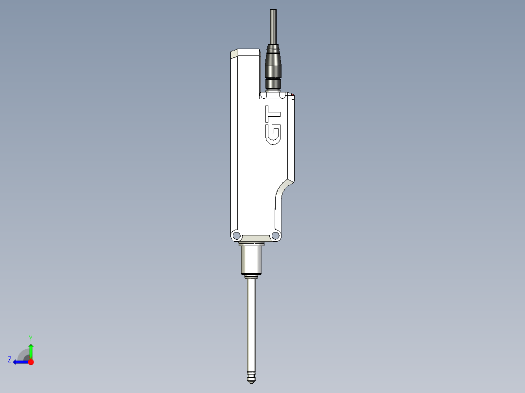 基恩士GT2-H32L_kc图纸模型右视图