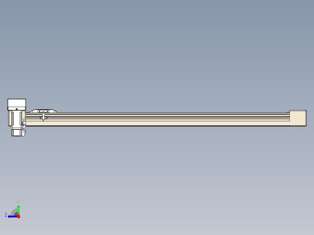 同步带全封闭直线模组TPA-HCB-65S-90-L800-MR-Y-P10-N3右视图