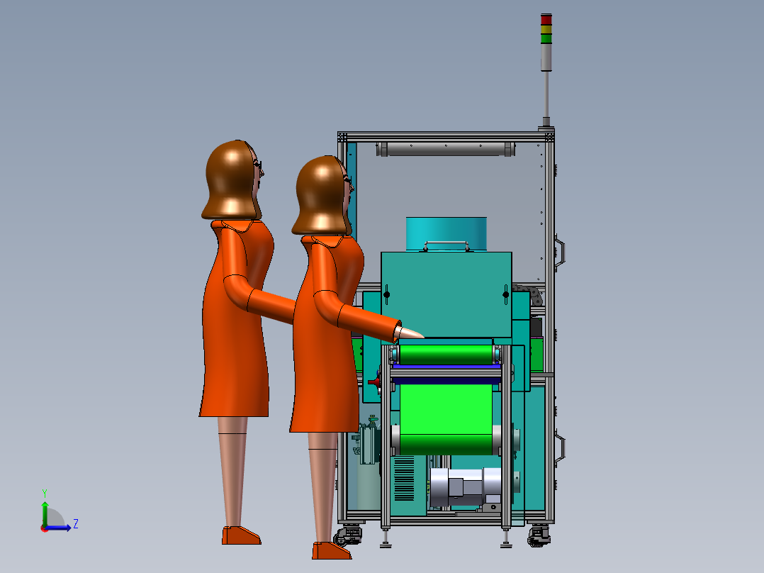 建湖自动点胶机左视图