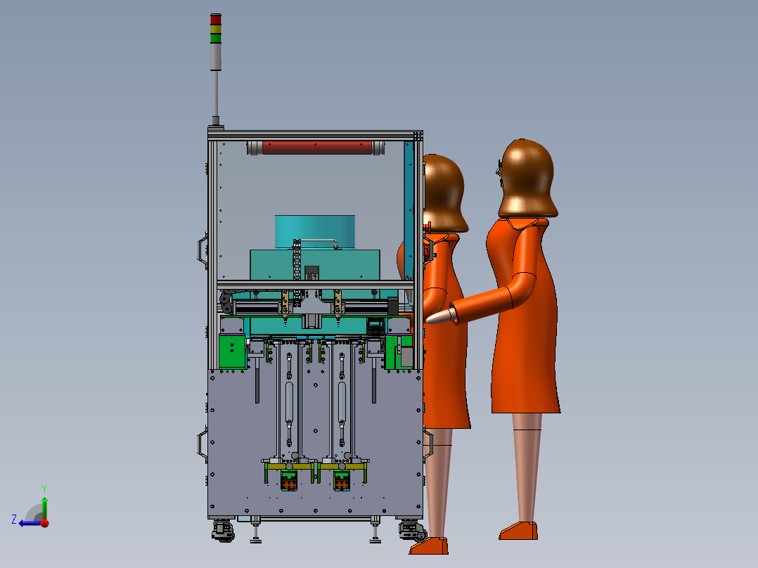 建湖自动点胶机右视图