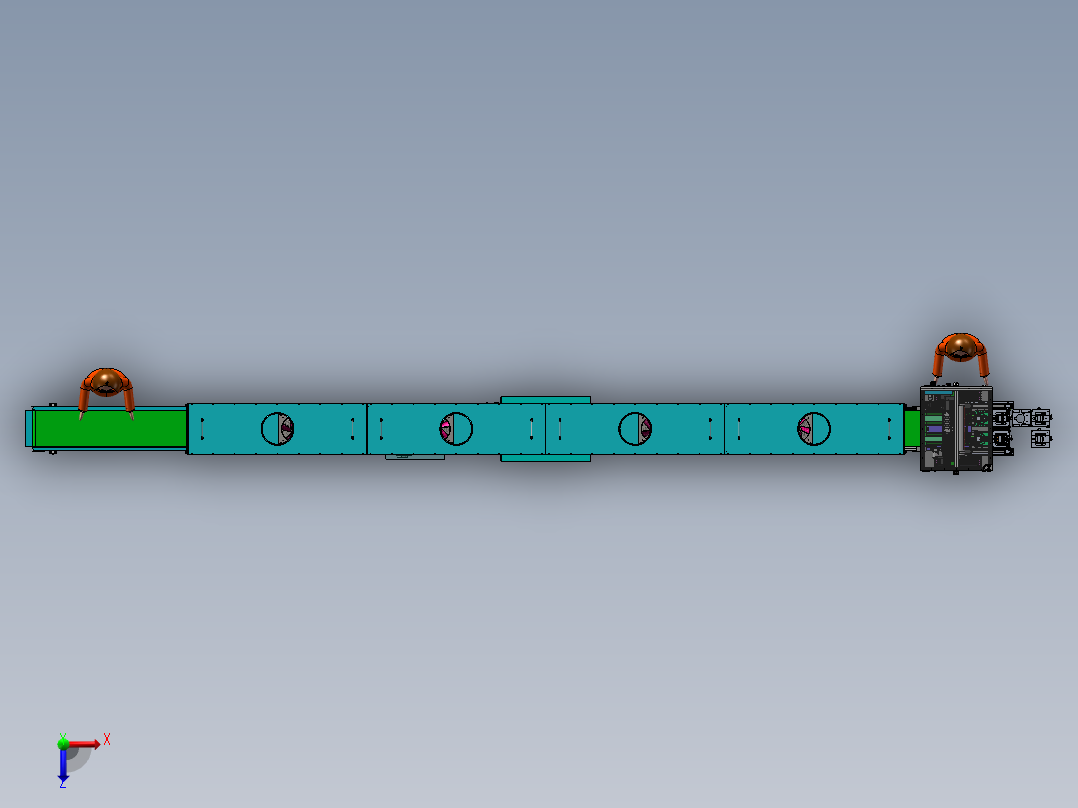 建湖自动点胶机俯视图