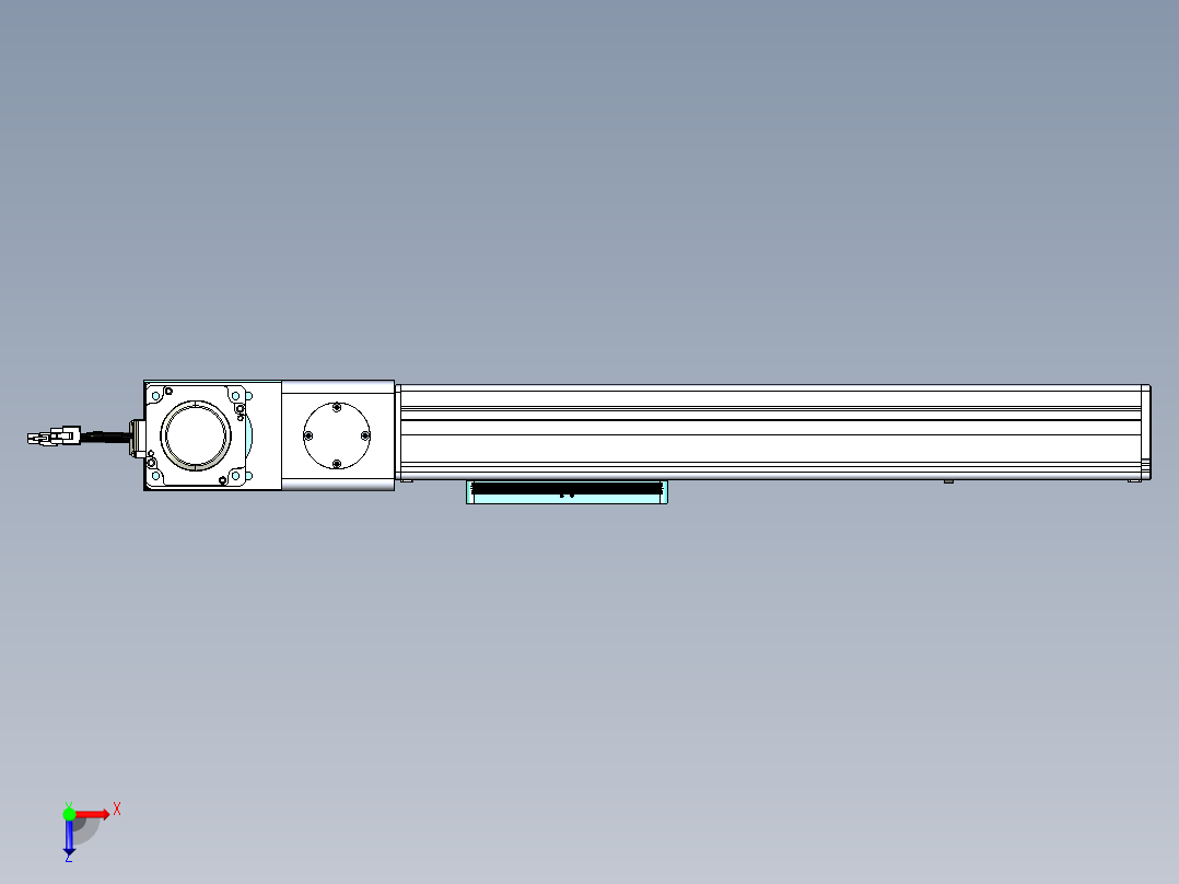 威洛博VBC同步带传动一无尘环境VBC14-L45-S300-BL-ZP75-C3俯视图
