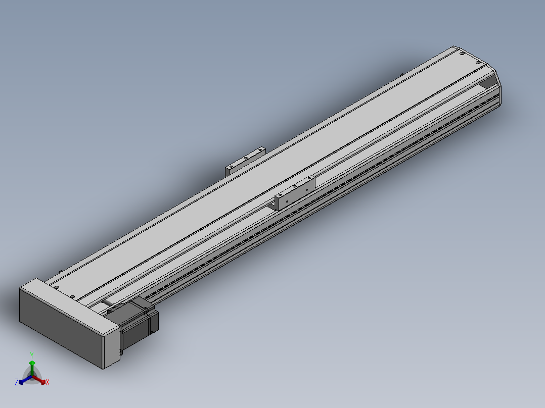 精密模组MY130-T10-850L-BL-P20B-C4-C正等轴测图