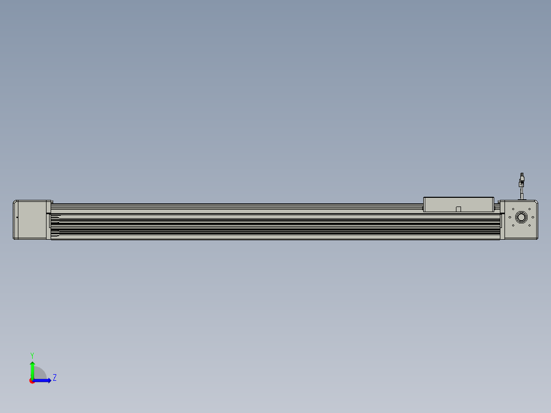 威洛博直线电机模组EB16-L208-S1100-L-ZP75-MS3-5K左视图
