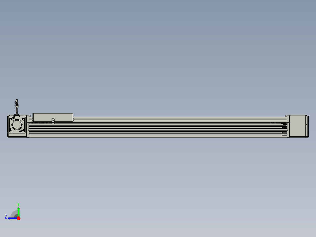 威洛博直线电机模组EB16-L208-S1100-L-ZP75-MS3-5K右视图