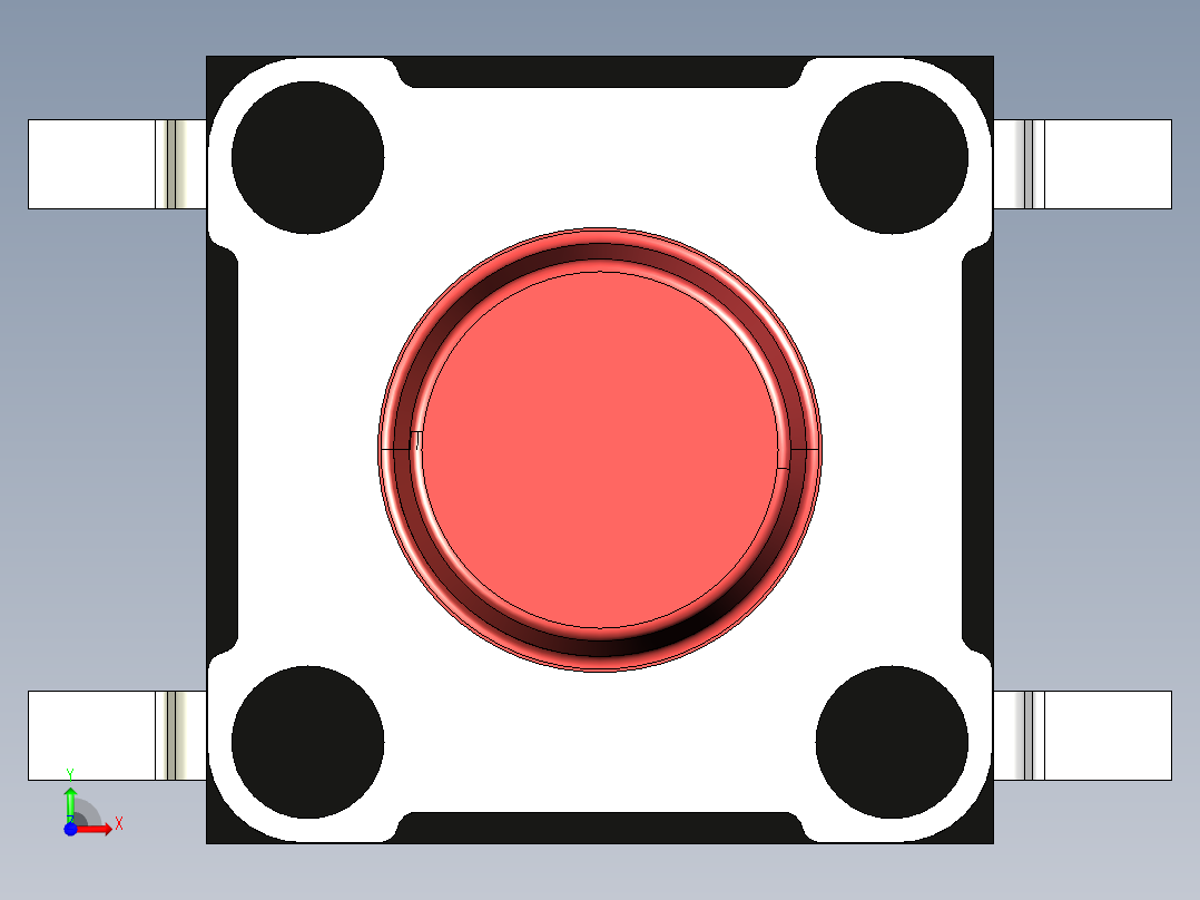 两种类型的SMD触摸开关前视图