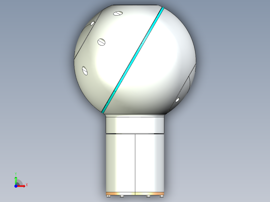 3dof-robot-orientation-mechanism-1 STP IGS前视图