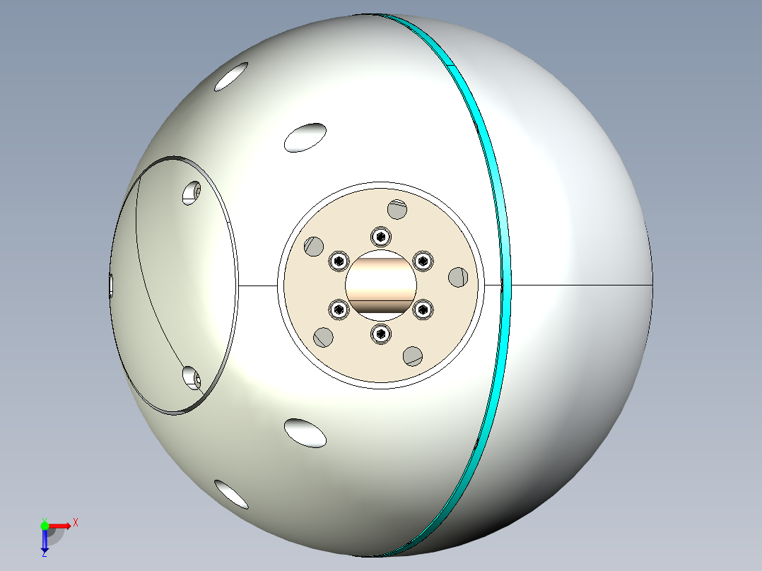 3dof-robot-orientation-mechanism-1 STP IGS俯视图