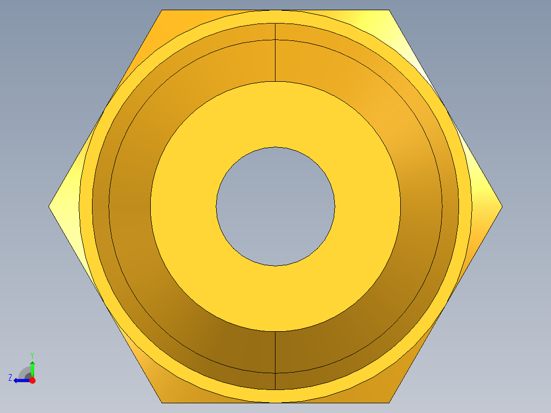 扩口式工业通用硬管接头Flare To Solder 43F-6-4右视图
