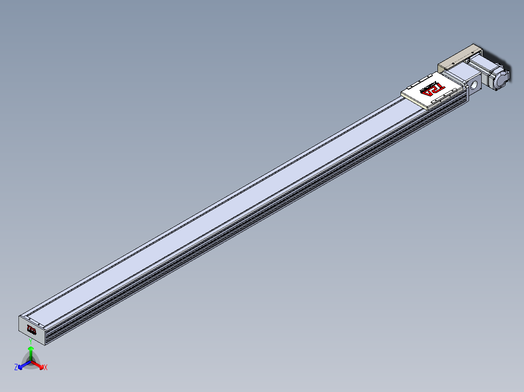 同步带全封闭直线模组TPA-HCB-110D-90-L1550-MR-Y-P40-N3