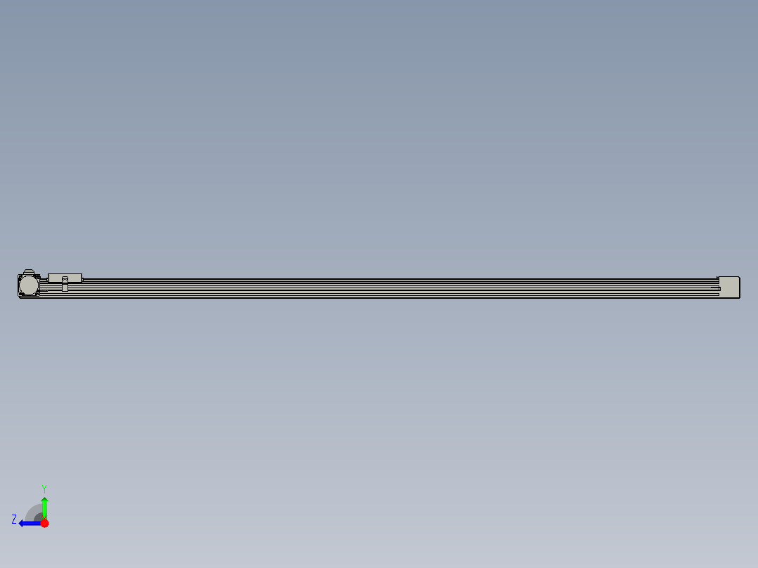 威洛博直线电机模组EB4-L80-S1650-L-57-MS3右视图