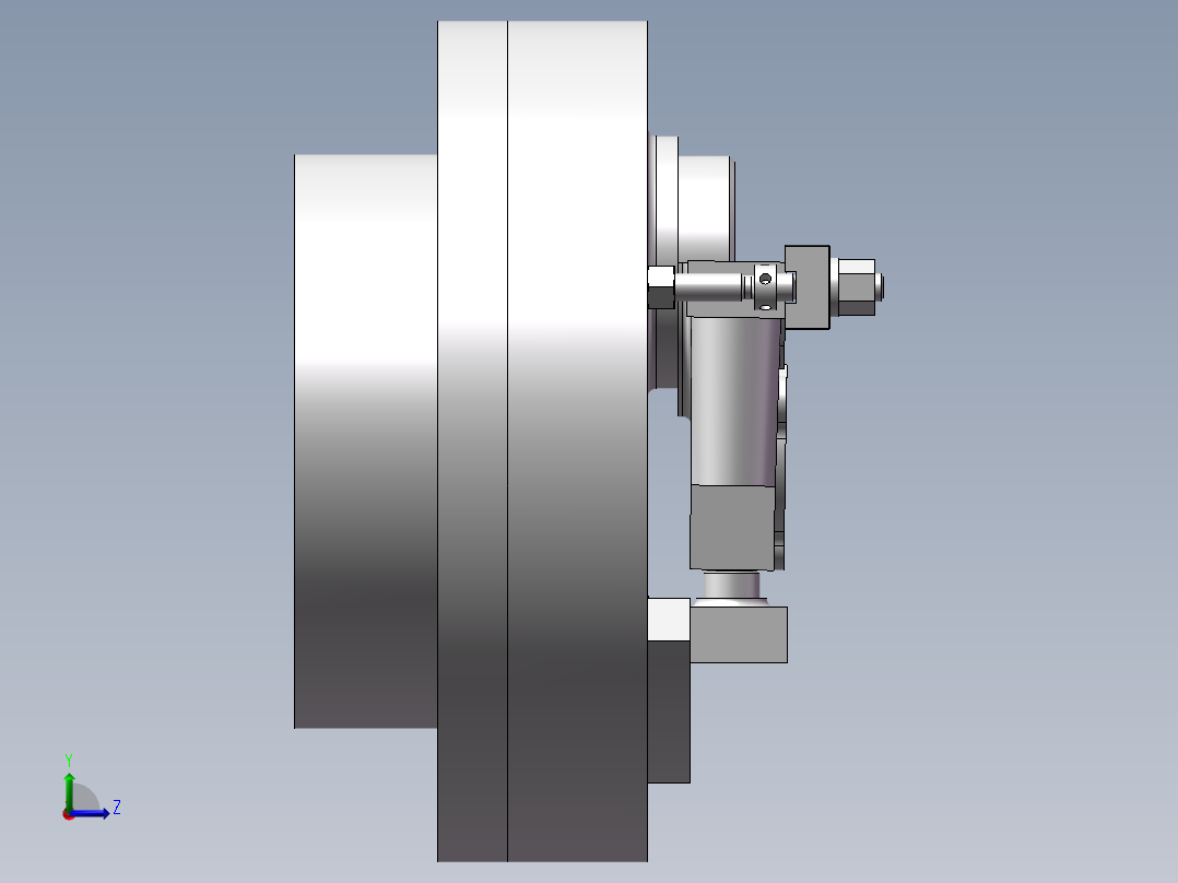 柴油机主轴承盖机械加工工艺规程及工艺装备夹具设计【含CAD图和全套卡片】左视图