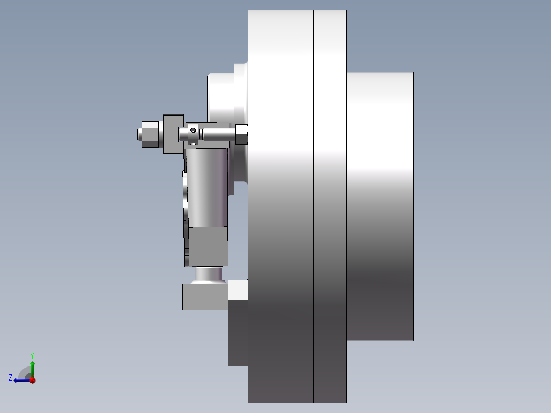 柴油机主轴承盖机械加工工艺规程及工艺装备夹具设计【含CAD图和全套卡片】右视图
