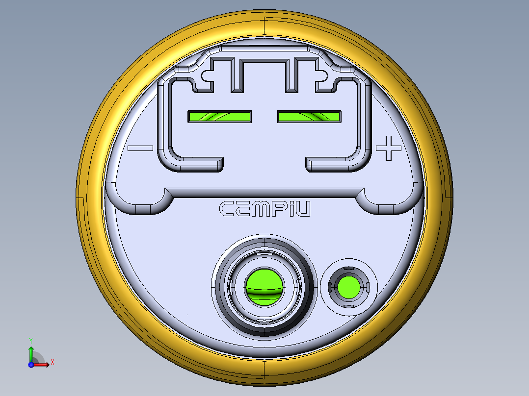 物料车循环线前视图