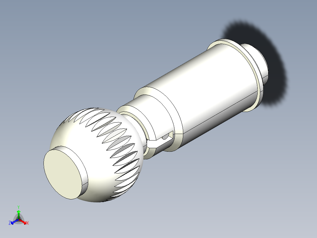 分割定位柱(精密型A)2213-3D多系列多零件图纸模型正等轴测图