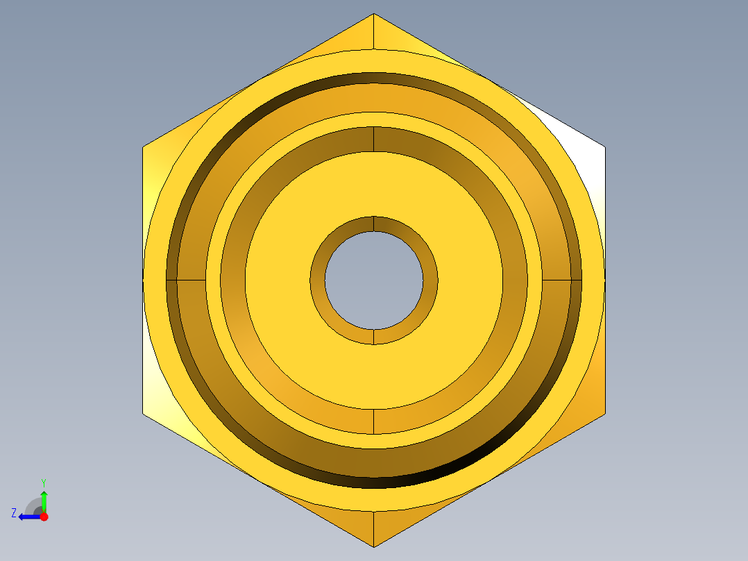 工业通用螺蚊管倒齿式工业硬管接头Male Connector 28-4-4右视图
