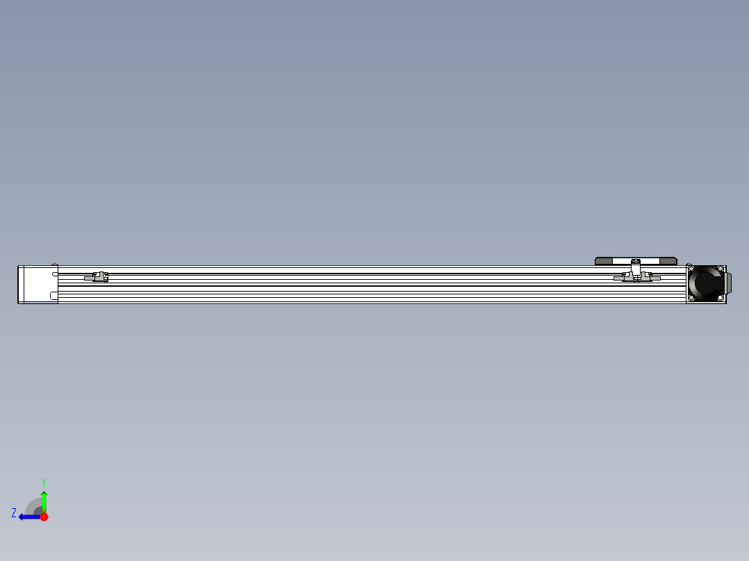 同步带滑台-欧规BC6-L120-S900-R-P40-D3右视图