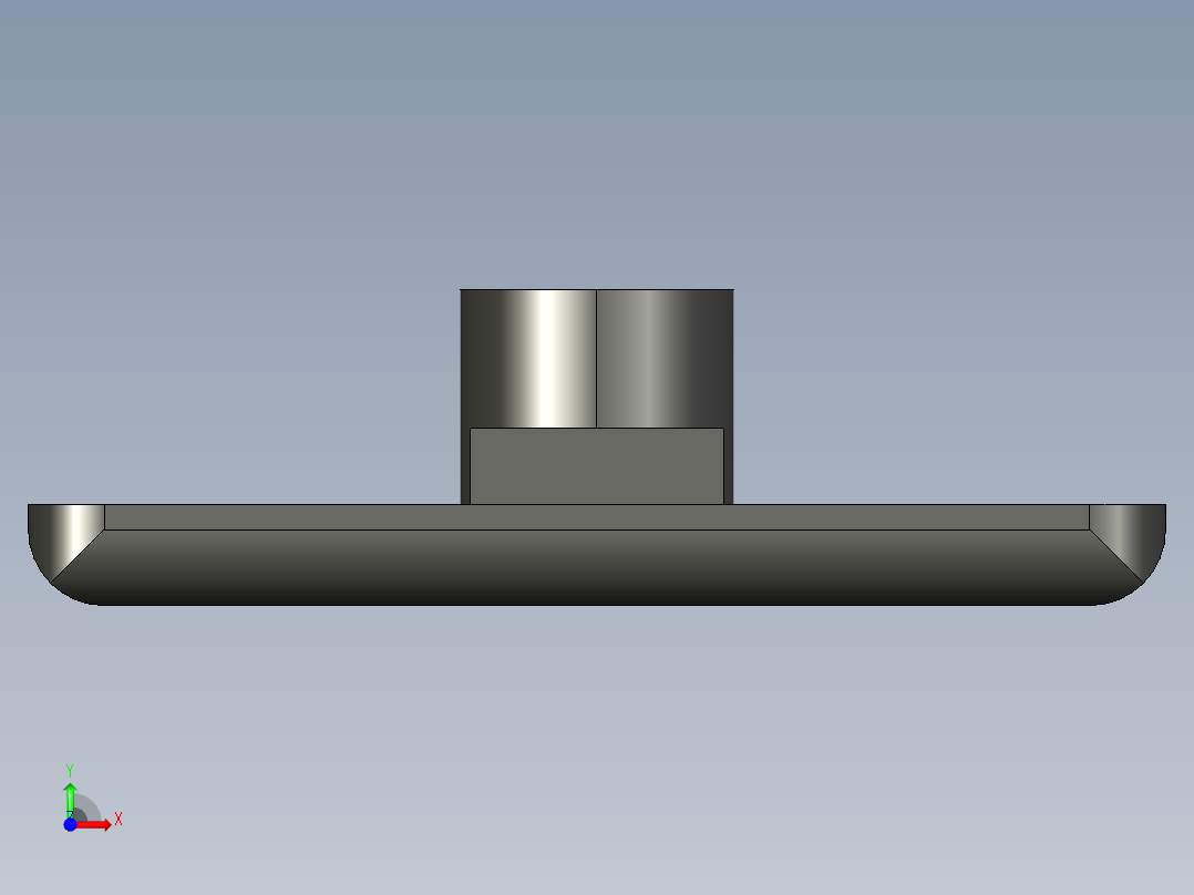 型材-BR 45X60 COVER CAP KJN515122前视图
