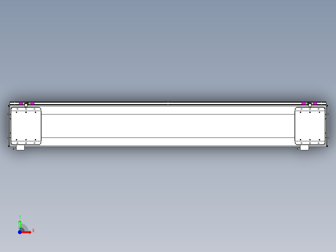 威洛博LC系列3d模型模组2LC22H1Y-S1300前视图