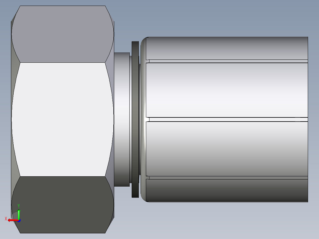 C971系列-24°重型直头后视图