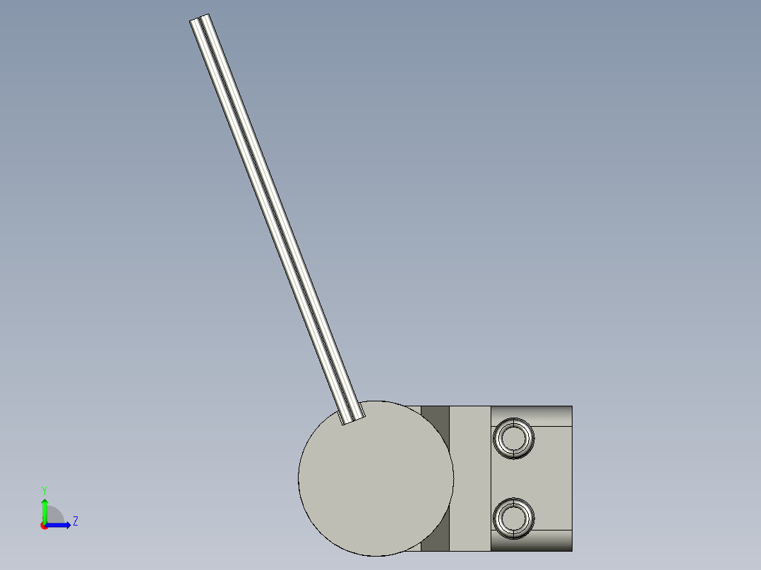 T2-03 微型膜片泵（空气气体），最高达 2.5 LPM 自由流量 (6)系列图纸左视图