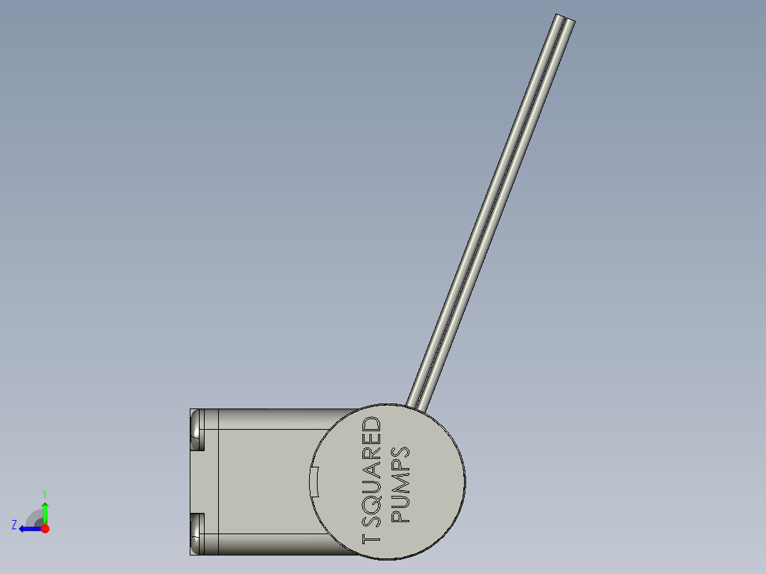 T2-03 微型膜片泵（空气气体），最高达 2.5 LPM 自由流量 (6)系列图纸右视图