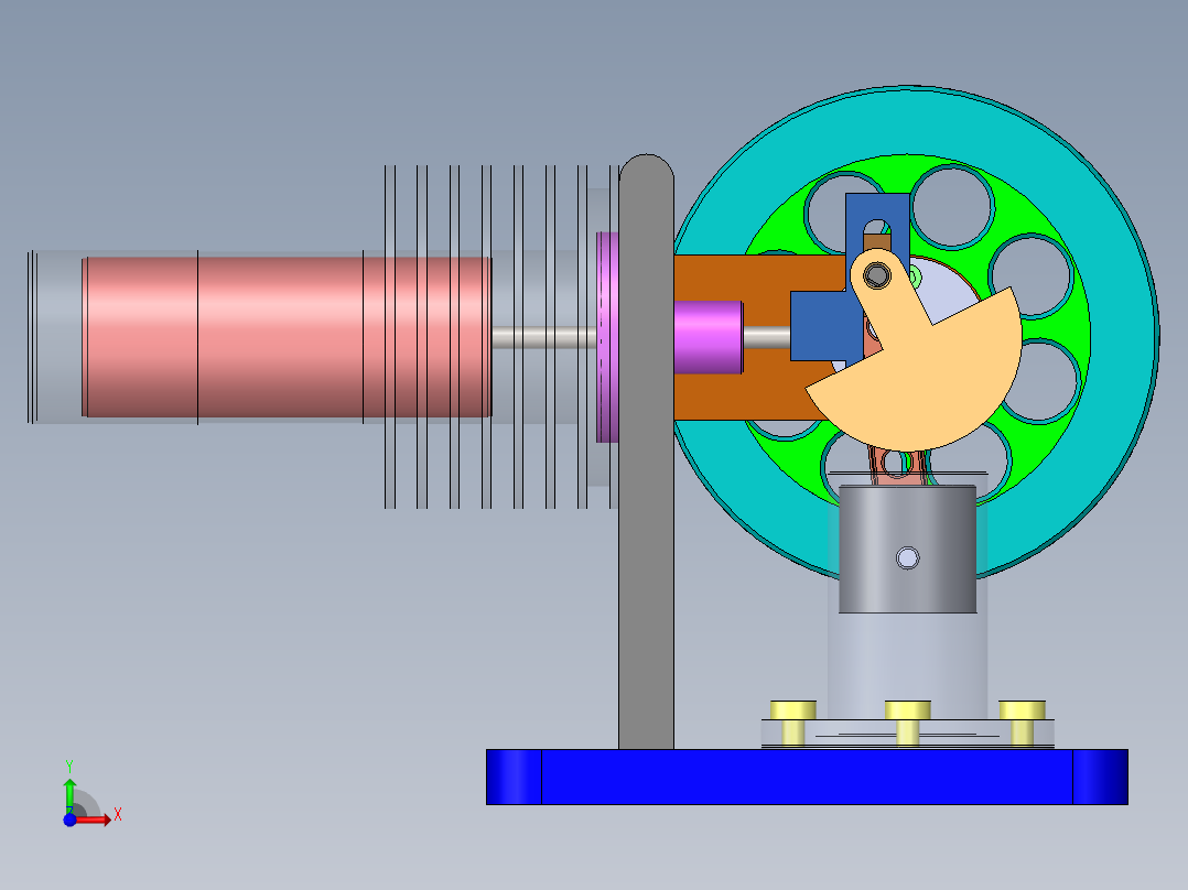 发动机 (3)前视图
