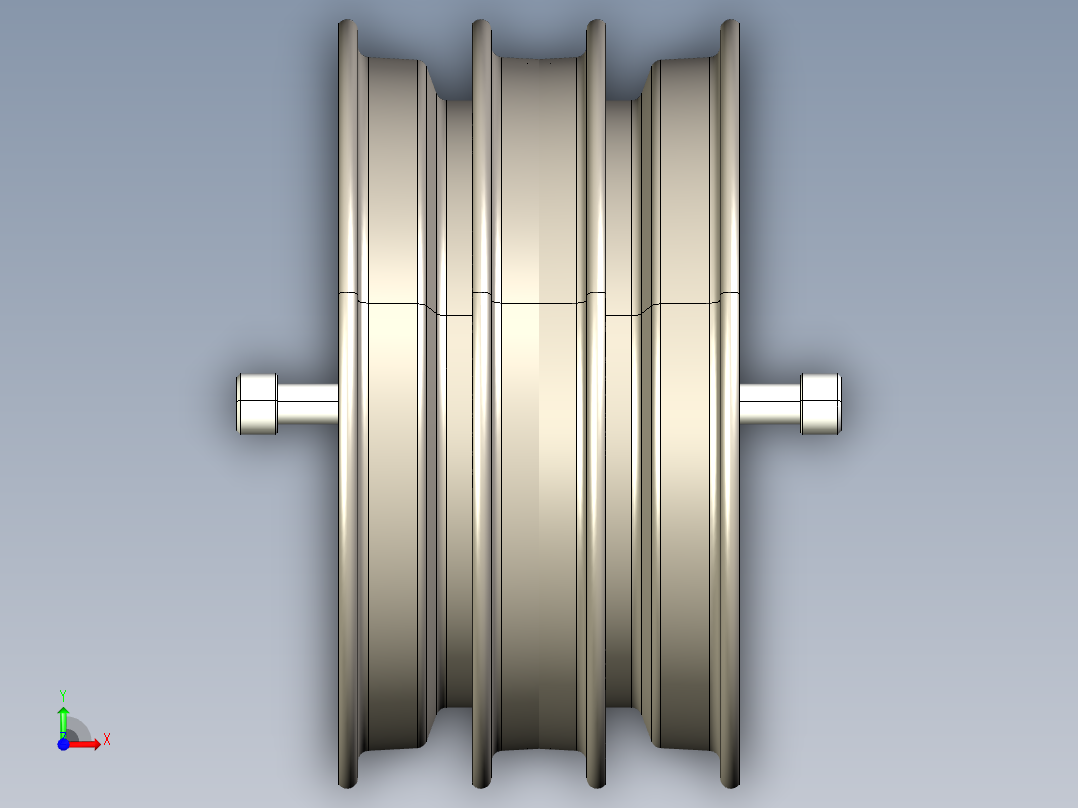 草料收割机forage-harvester-IGES DWG前视图