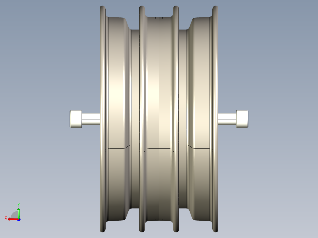 草料收割机forage-harvester-IGES DWG后视图