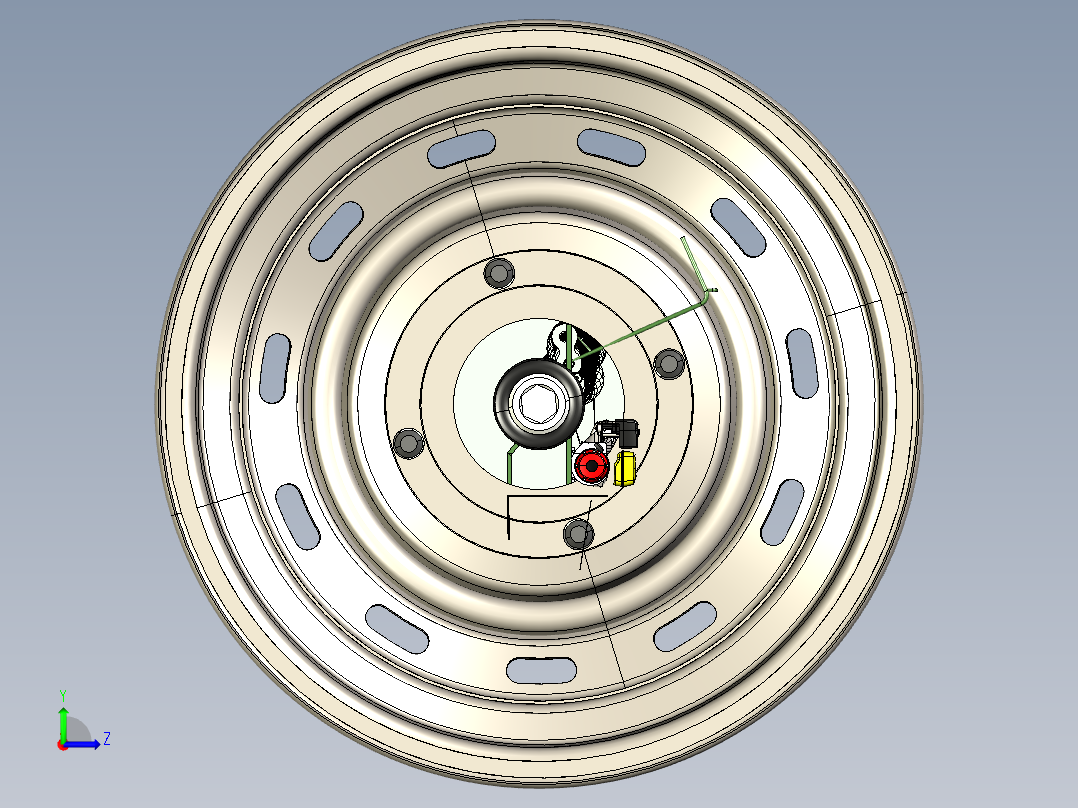 草料收割机forage-harvester-IGES DWG左视图