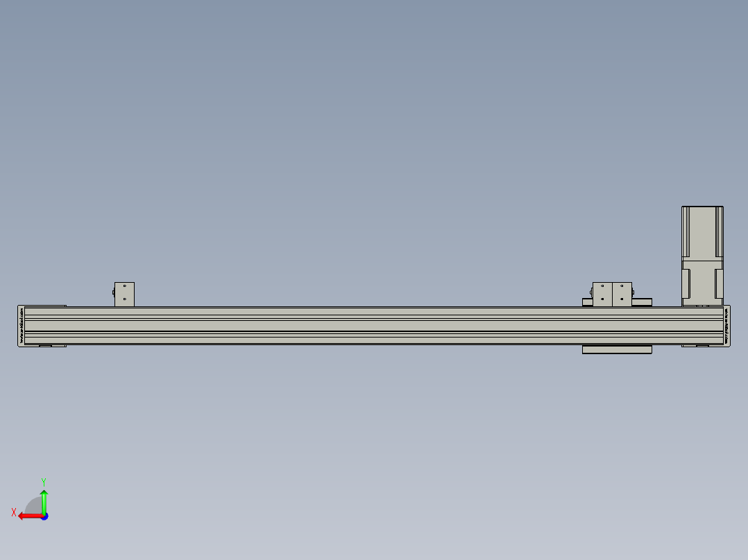 威洛博LB.GB同步带传动--欧规系列EBF5-L11-S700-BR-P20-C4后视图