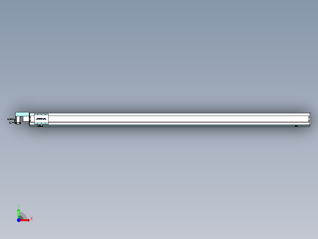 威洛博VBC同步带传动一无尘环境VBC14-L45-S2850-BR-ZP40-C3前视图