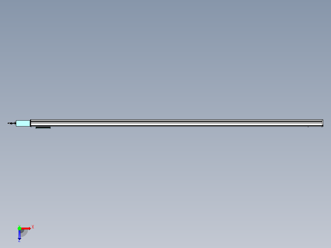 威洛博VBC同步带传动一无尘环境VBC14-L45-S2850-BR-ZP40-C3俯视图