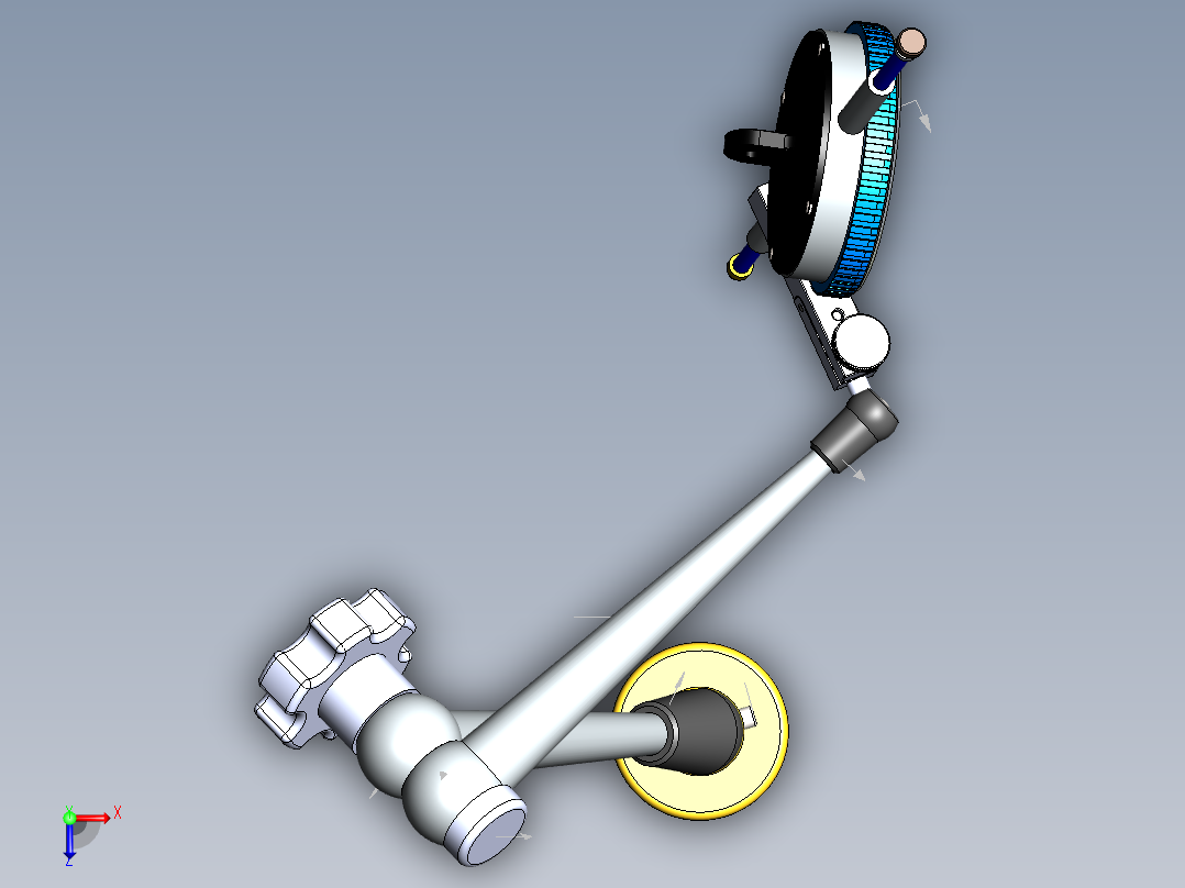 指示器磁性底座俯视图