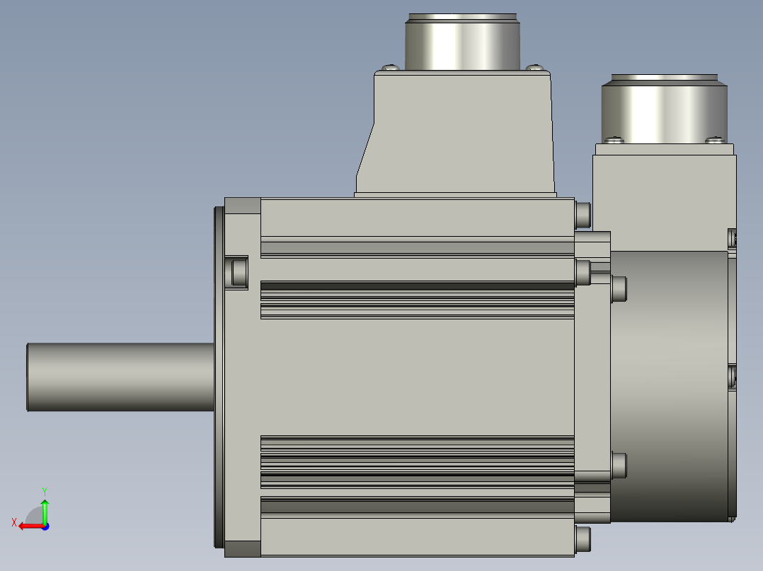200W MSME伺服马达后视图