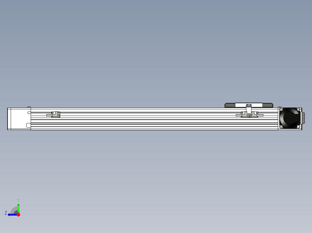 同步带滑台-欧规BC6-L120-S550-R-P40-D3右视图