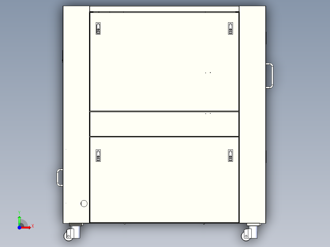 tray料盘上下料移栽检测step前视图