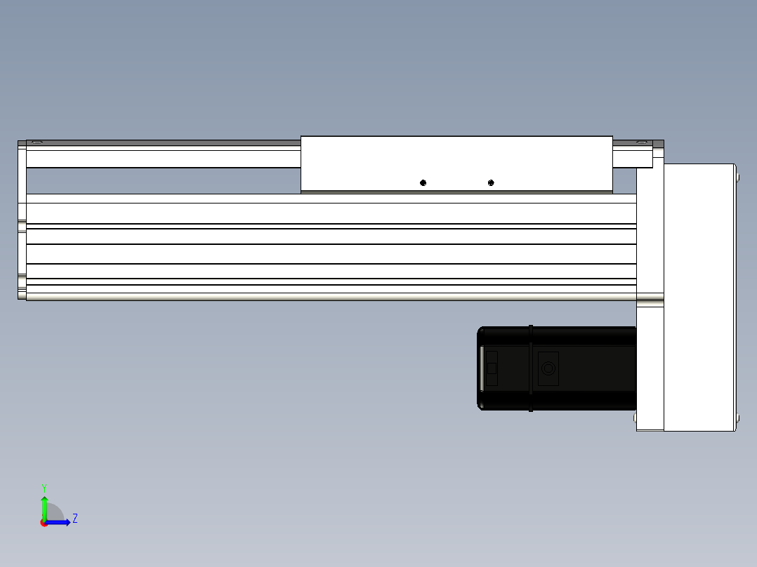 Toyo东佑达直线模组-ETH22-150-BM-400W左视图