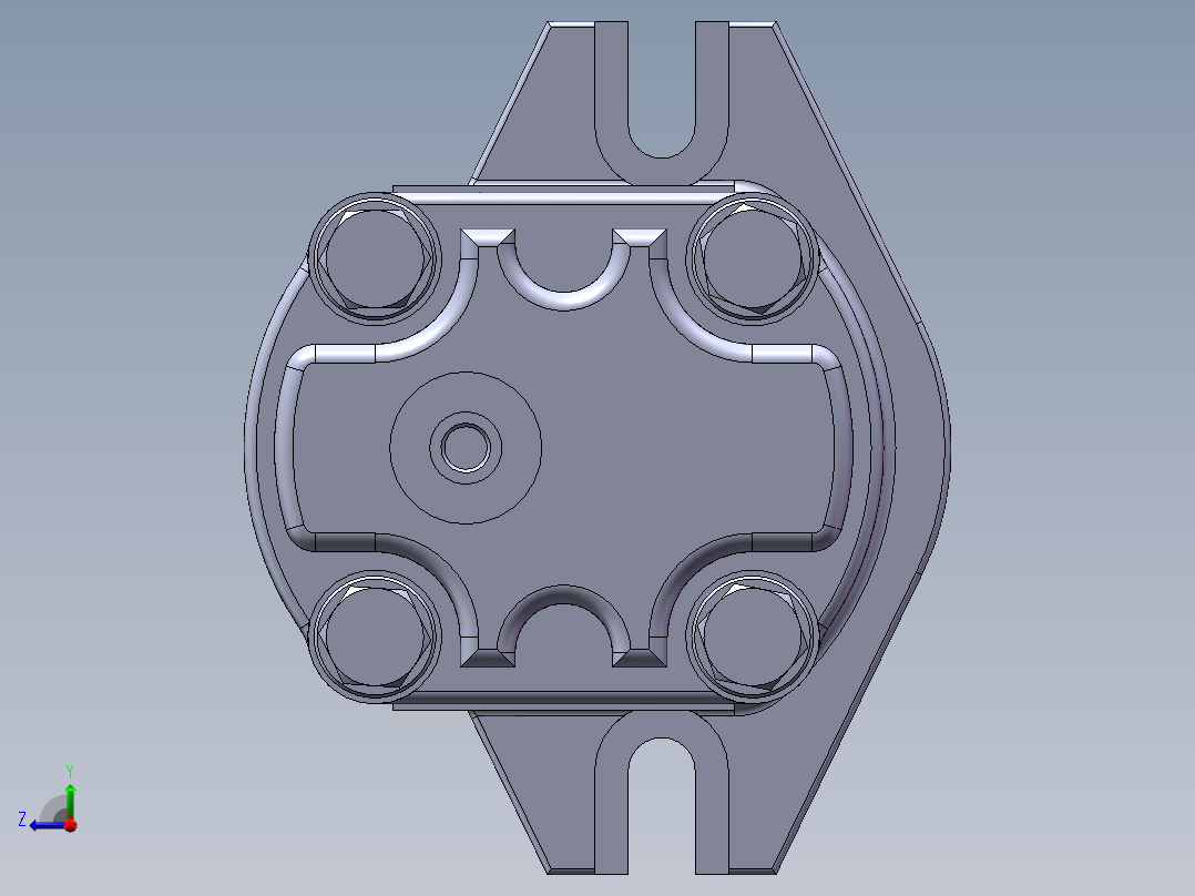 齿轮马达SW+CAD 24.5.8+330+001右视图