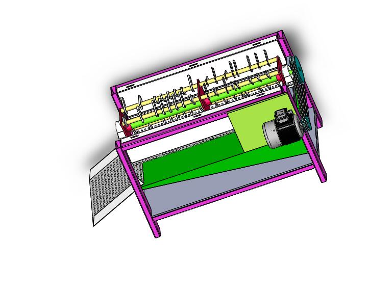Q383-玉米脱粒机的设计【三维SolidWorks】