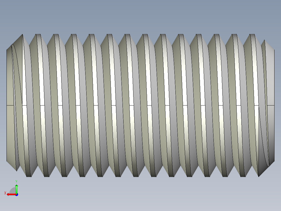 DIN 913-ISO 4026 固定螺钉-M16 L=30.STEP后视图