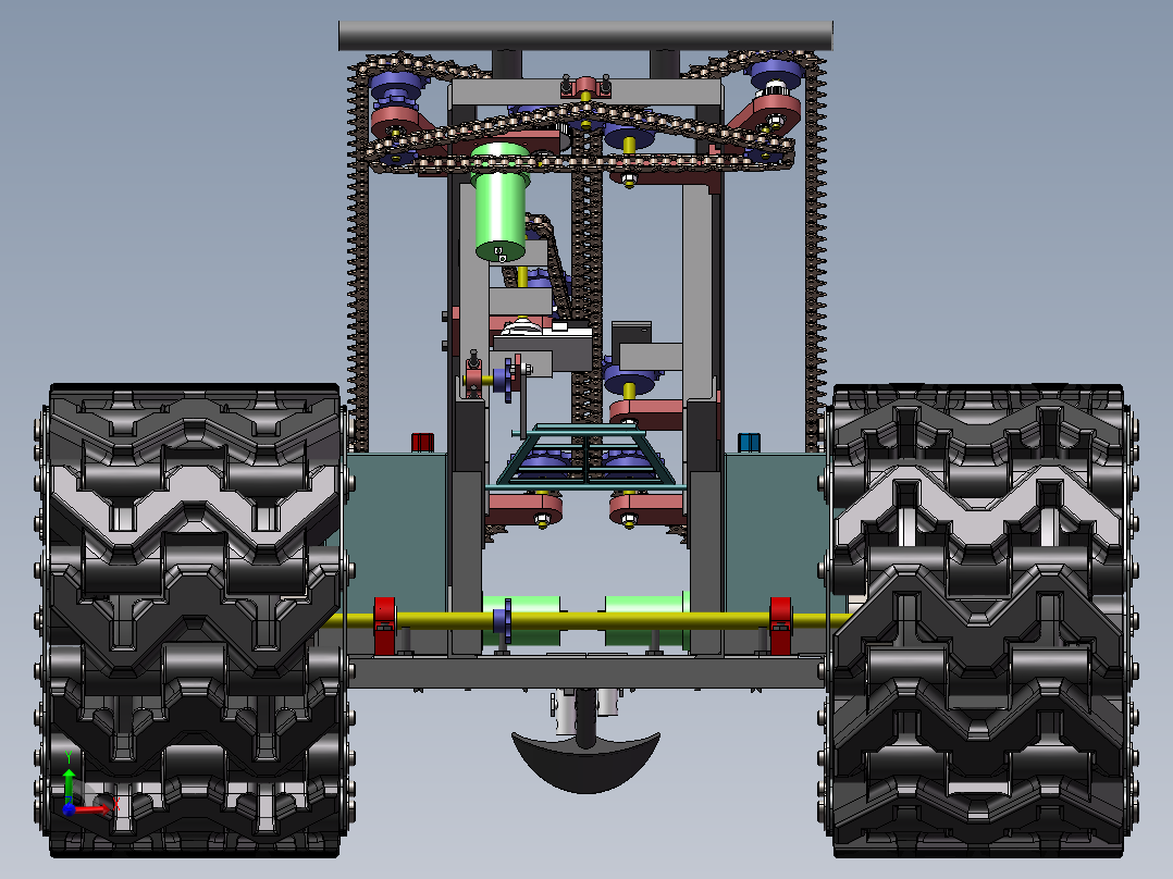 生姜收割机sw18可编辑（5.15）前视图