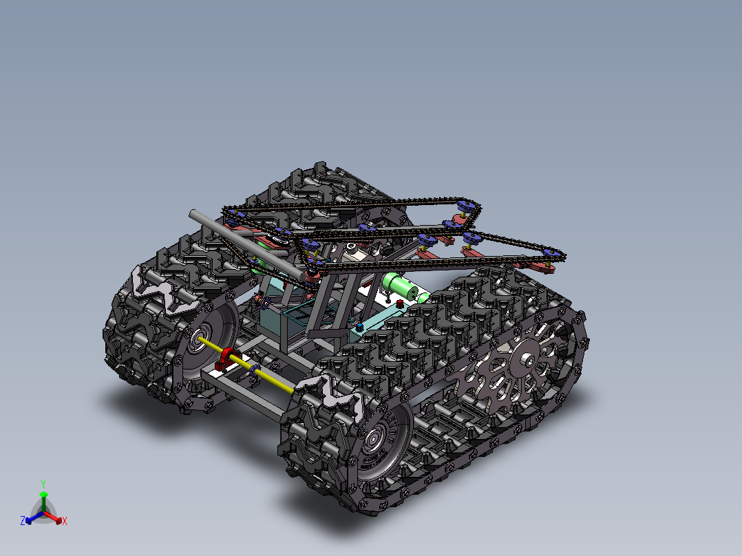 生姜收割机sw18可编辑（5.15）正等轴测图