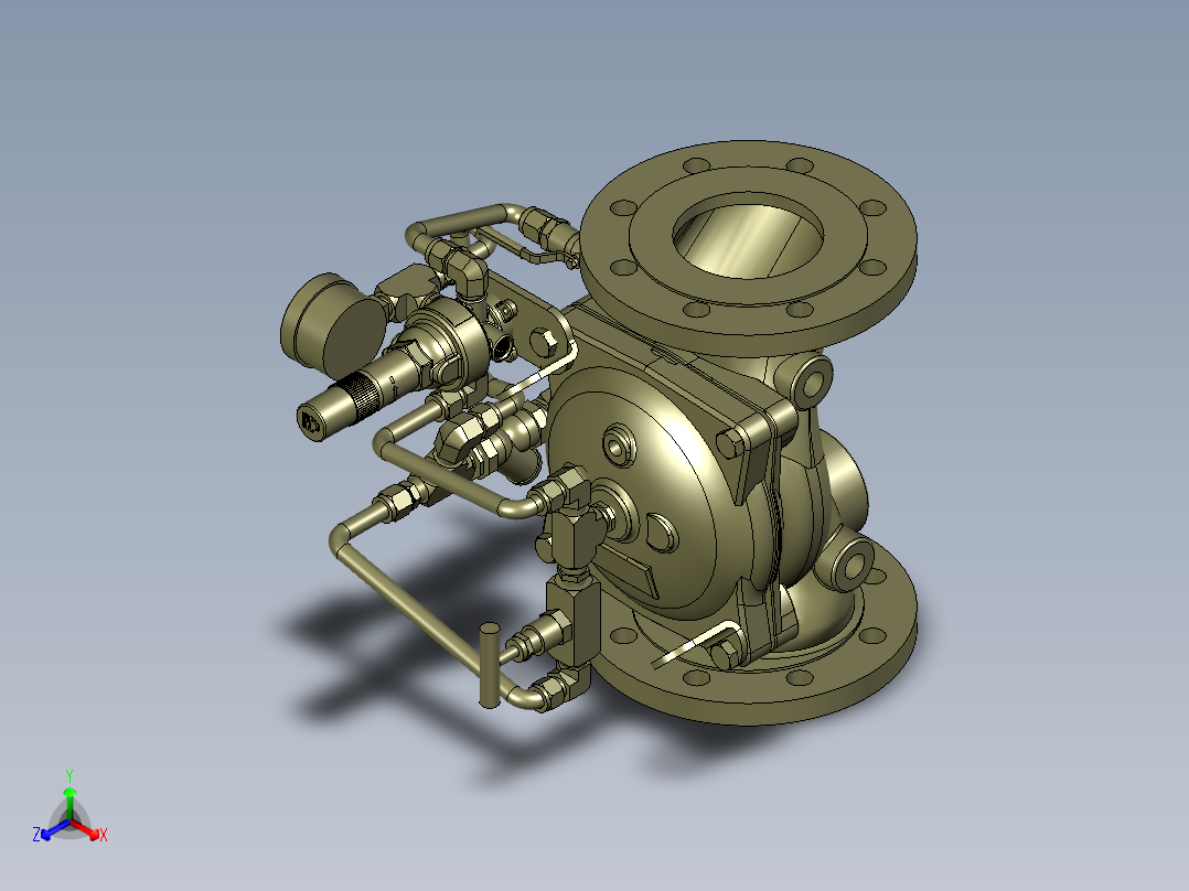 DN100灌溉阀带内部结构