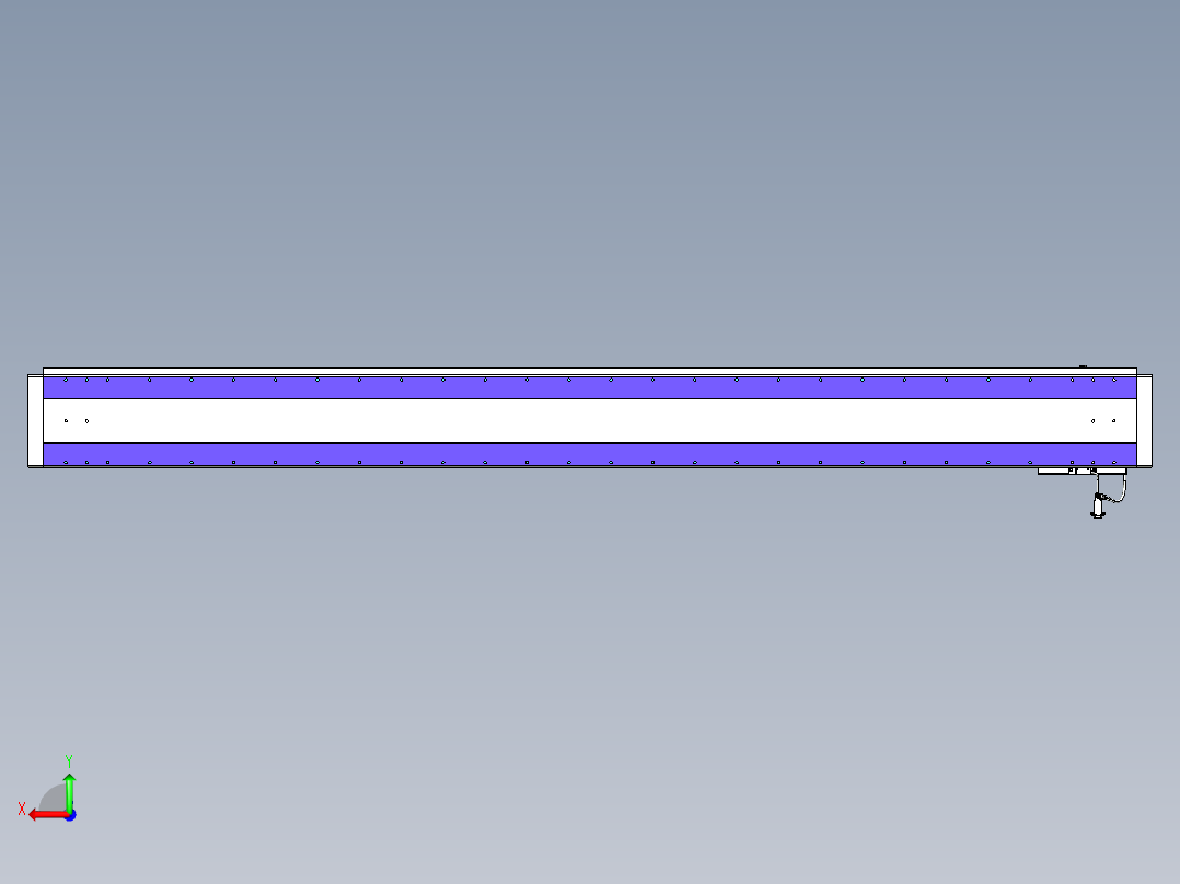 威洛博VL系列直线电机模组-VL22H3-S2350后视图