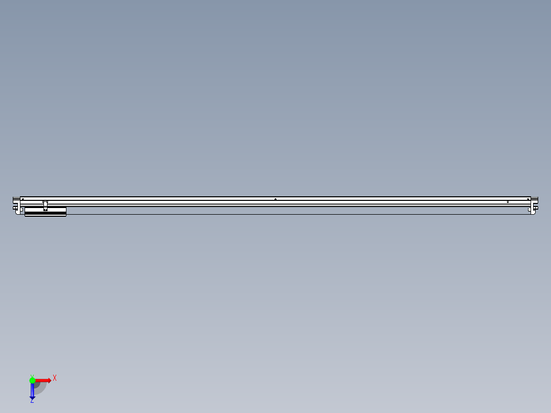 威洛博VL系列直线电机模组-VL22H3-S2350俯视图