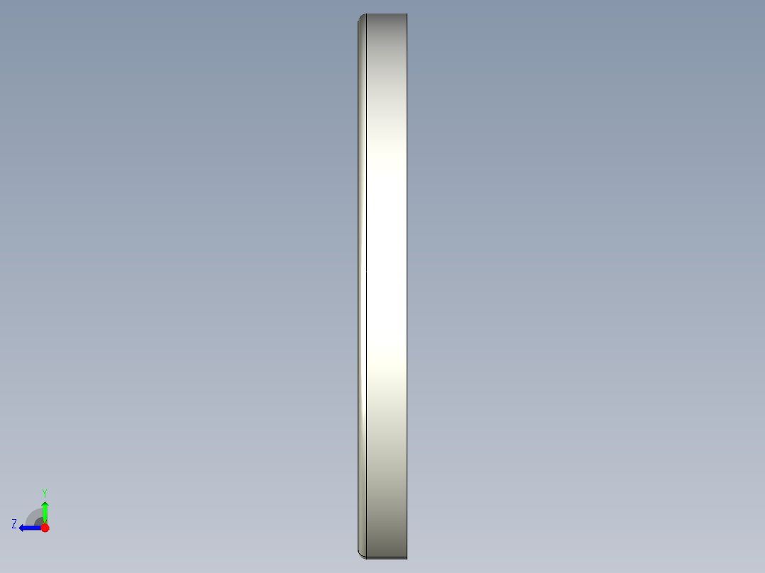 E型扣環10.-3D多系列多零件图纸模型右视图