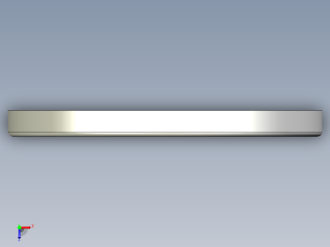 E型扣環10.-3D多系列多零件图纸模型俯视图