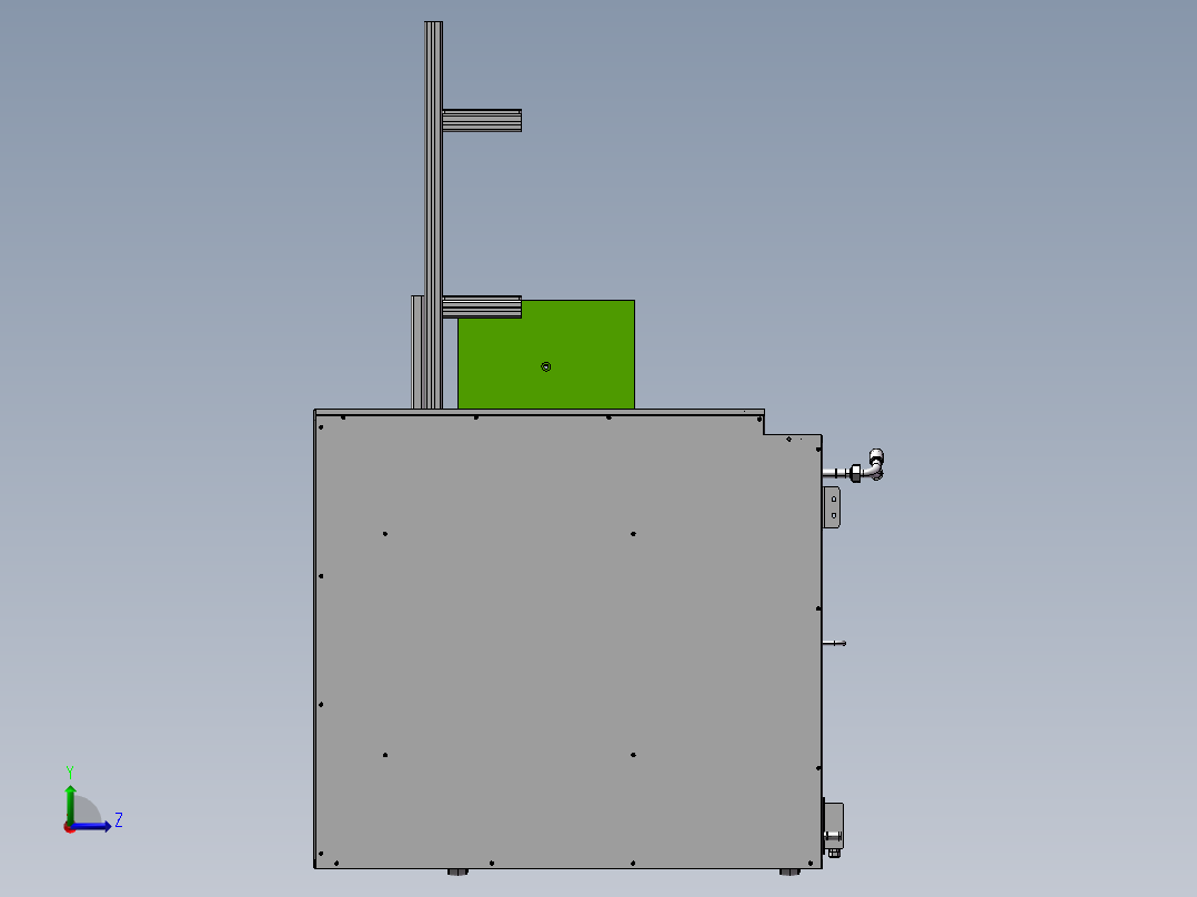 芯片测试机台管路20240422左视图